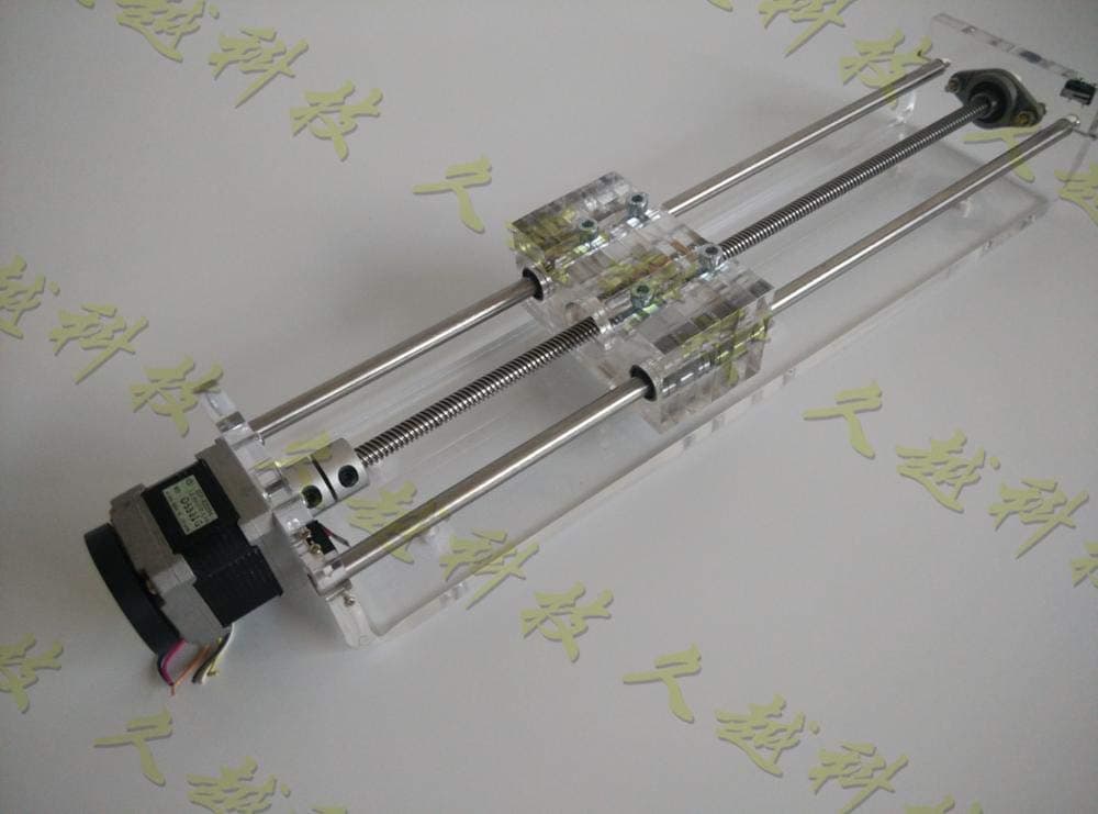 3D Printer - Z axis CNC Linear Slider Slide Rail NEMA17 Stepper Motor Effective Stroke 100-300mm TR8x8 Lead Screw