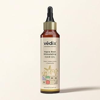 Vapra Root Stimulating Ayurvedic Hair Oil | Hair Growth Oil With Chamomile + Indian Licorice + Onion Hair Oil - Customized Anti Hair Fall Control Oil - 100ml