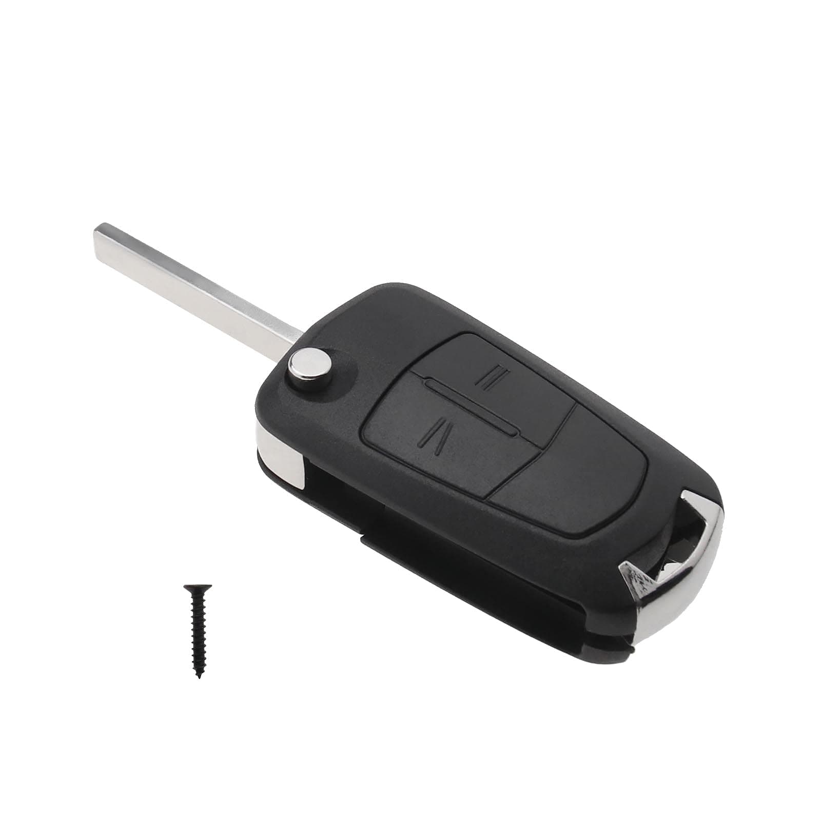 Replacement Remote Flip Key Fob Case Shell Fix Compatible with Corsa Vauxhall Astra Vectra