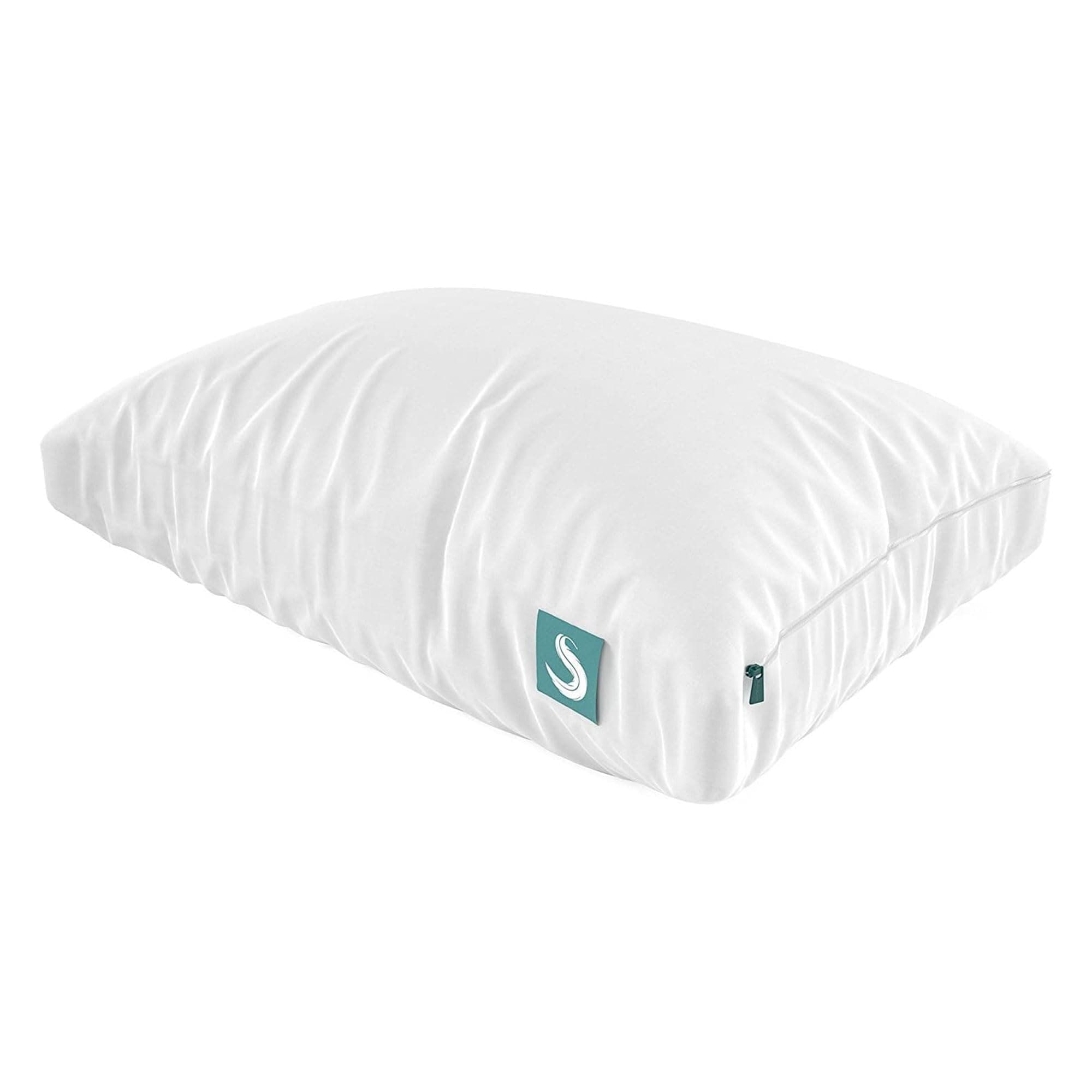 Sleepgram Cooling Bed Pillow & Removable Cover for Sleeping Sets, Queen Size