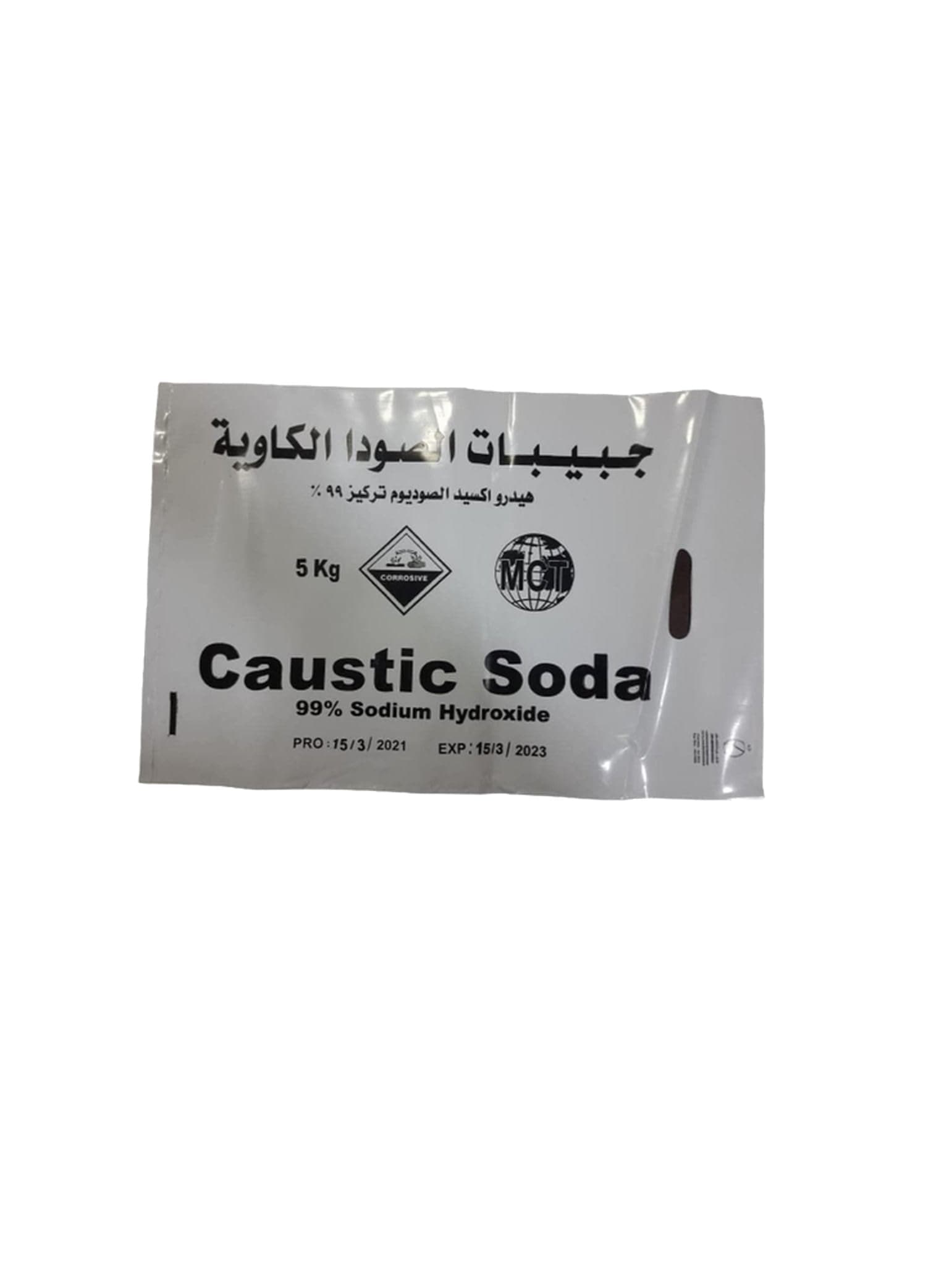 Caustic Soda Sodium Hydroxide 5Kg Bag Mct
