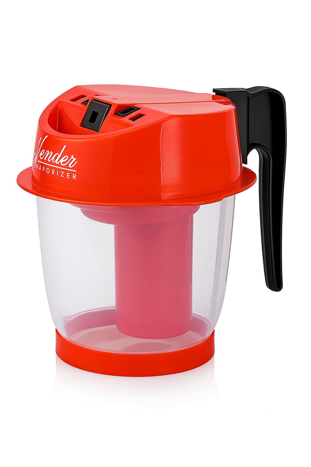 Steam Inhaler Professional Plastic Vaporizer, Red