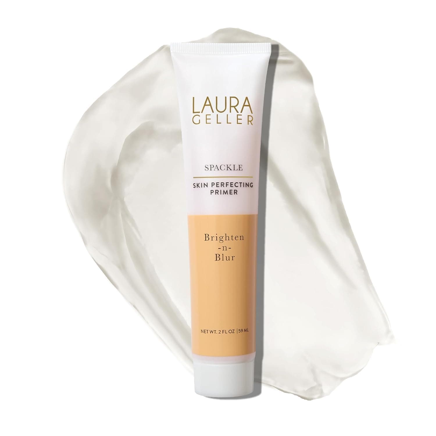 Spackle Primer - Brighten-n-Blur - Super-Size 2 Fl Oz - Mattifying Makeup Primer for Mature Skin