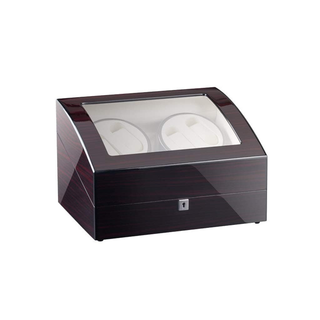 DYB Box Quiet Motor and Wood Shell 4 Rotation Modes 4 + 6 Display Box Storage Case watch winder box single