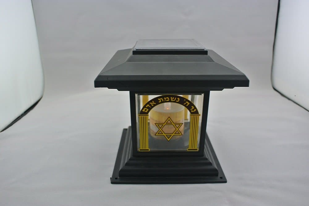 Cemetery Grave Memorial Solar Powered Candle