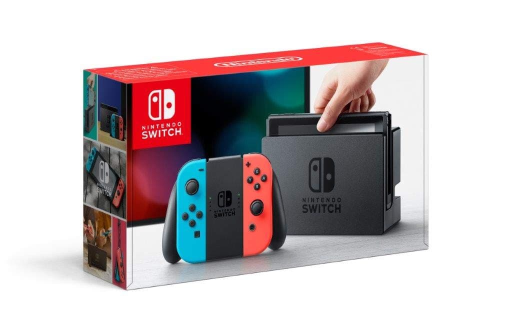 Nintendo Switch 32 GB - Neon Red and Blue