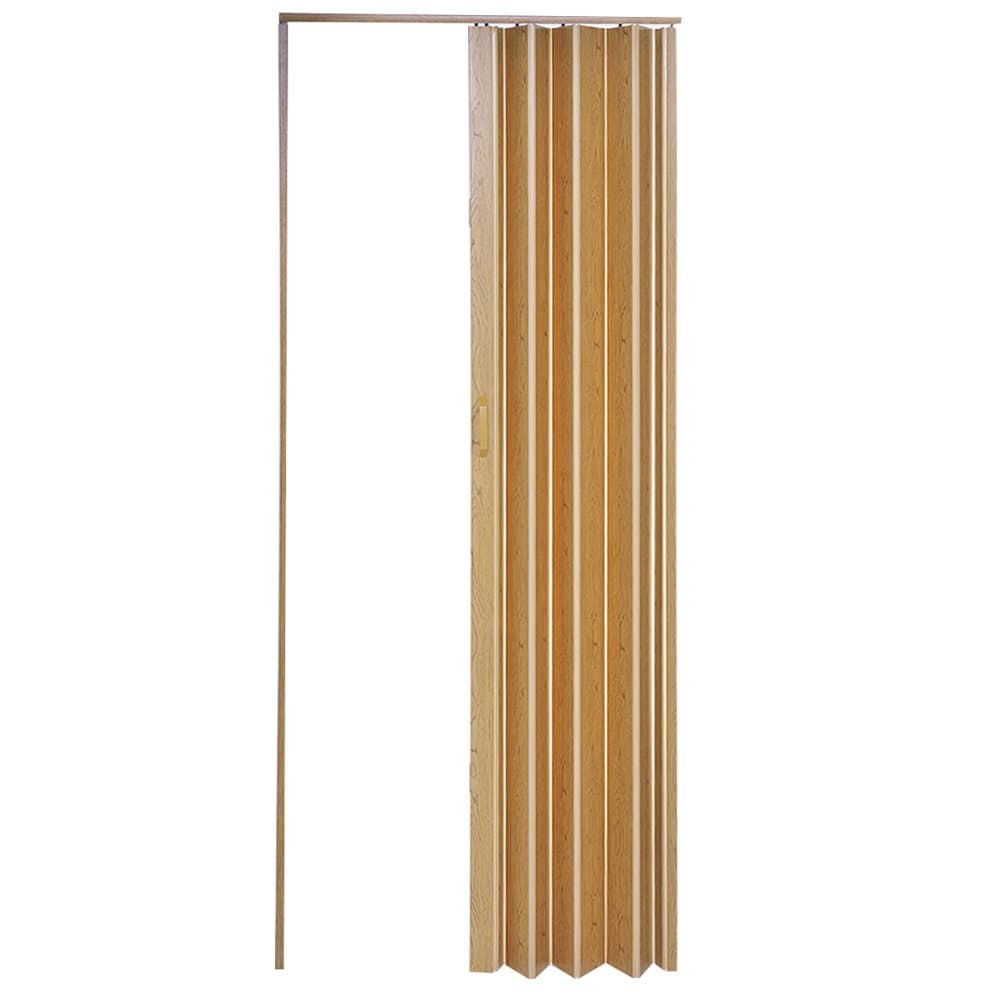 Panana PVC Plastic Folding Door Internal Doors Sliding 7 Panels Divider Magnetic Yellow, 12MM (HDDRPCYE01001201-OGTG)