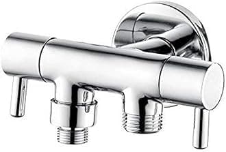 Ibergrif, Two Outlet Angle Valve (1/2“, 3/8“), Chrome