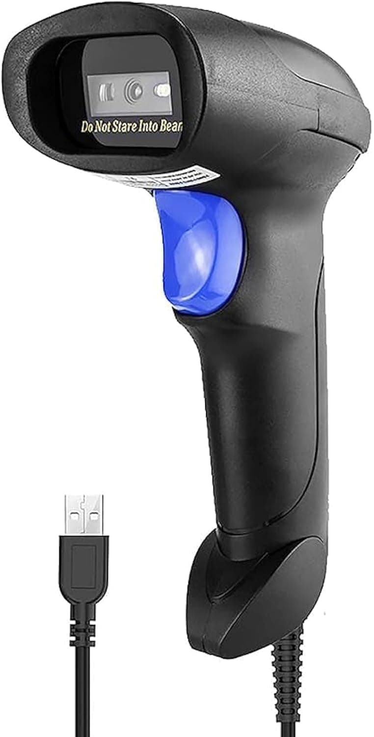 Shreyans LED 2D USB Barcode Scanner (Wired)