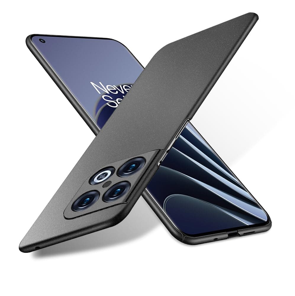 Bastmei for OnePlus 10 Pro Case 5G, Extremely Light Ultra-Light Super Slim Camera Protection Hard PC Cover Case for OnePlus 10 Pro 5G (Gravel Black)