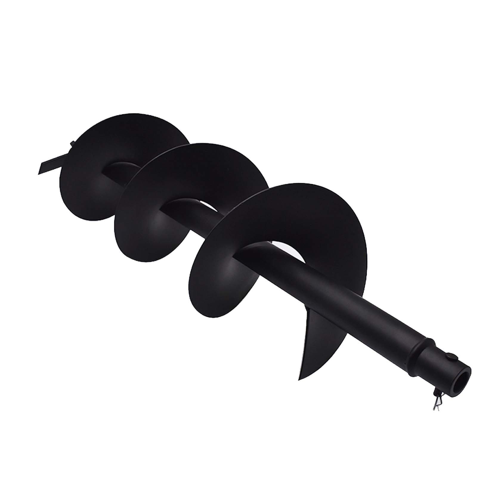 findmall Earth Auger Drill Bits 4" 6" 8" 10" 12" for gaseous Powered Post Fence Hole Digger (8inch)