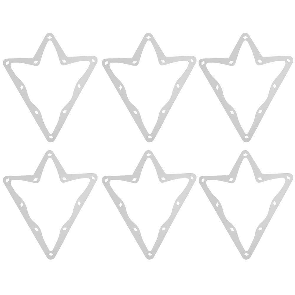 Billiard Racks, 6Pcs/Set Triangle Billiard Magical Rack Pool Table Ball Holder Positioning Rack Sheet Table Pool Rack Magic Billiard Ball Rack Combo 8 and 9-10 Ball Paper Tip Tool Accessory