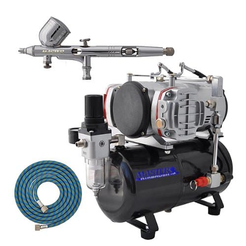 Master Precision Detail G43 Airbrush Kit with Master Compressor TC-828 & Air Hose