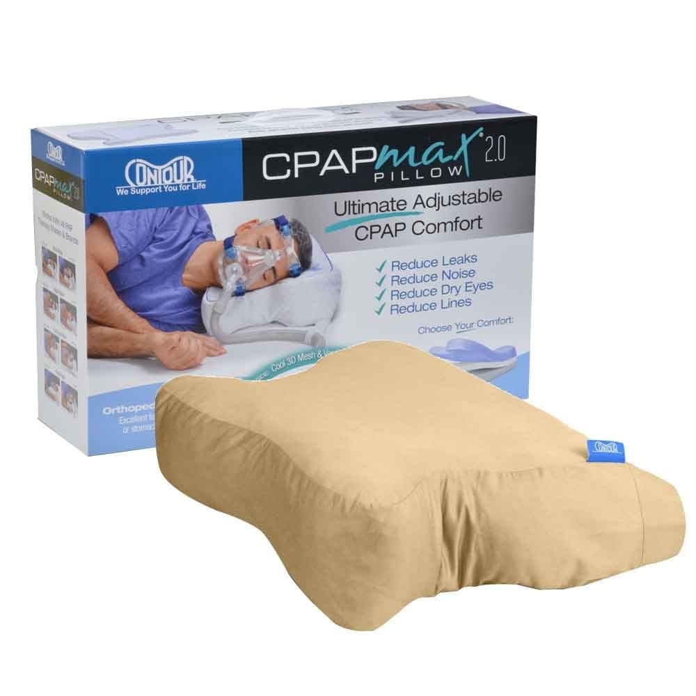 Contour CPAPMax Pillow 2.0 w/Beige Pillowcase
