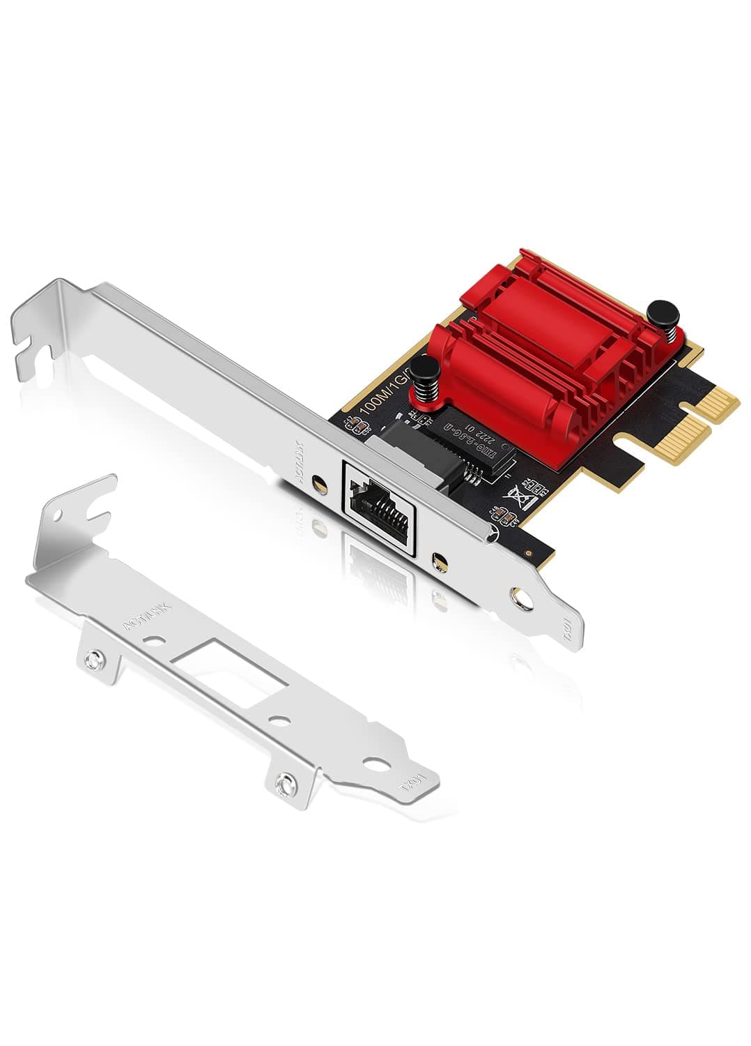 NICGIGA 2.5Gb PCIe Network Card, 2.5 Gigabit Ethernet Interface Adapter, with Realtek RTL8125B, Wake on LAN, 2.5G NIC Compliant Windows/Linux/MAC OS