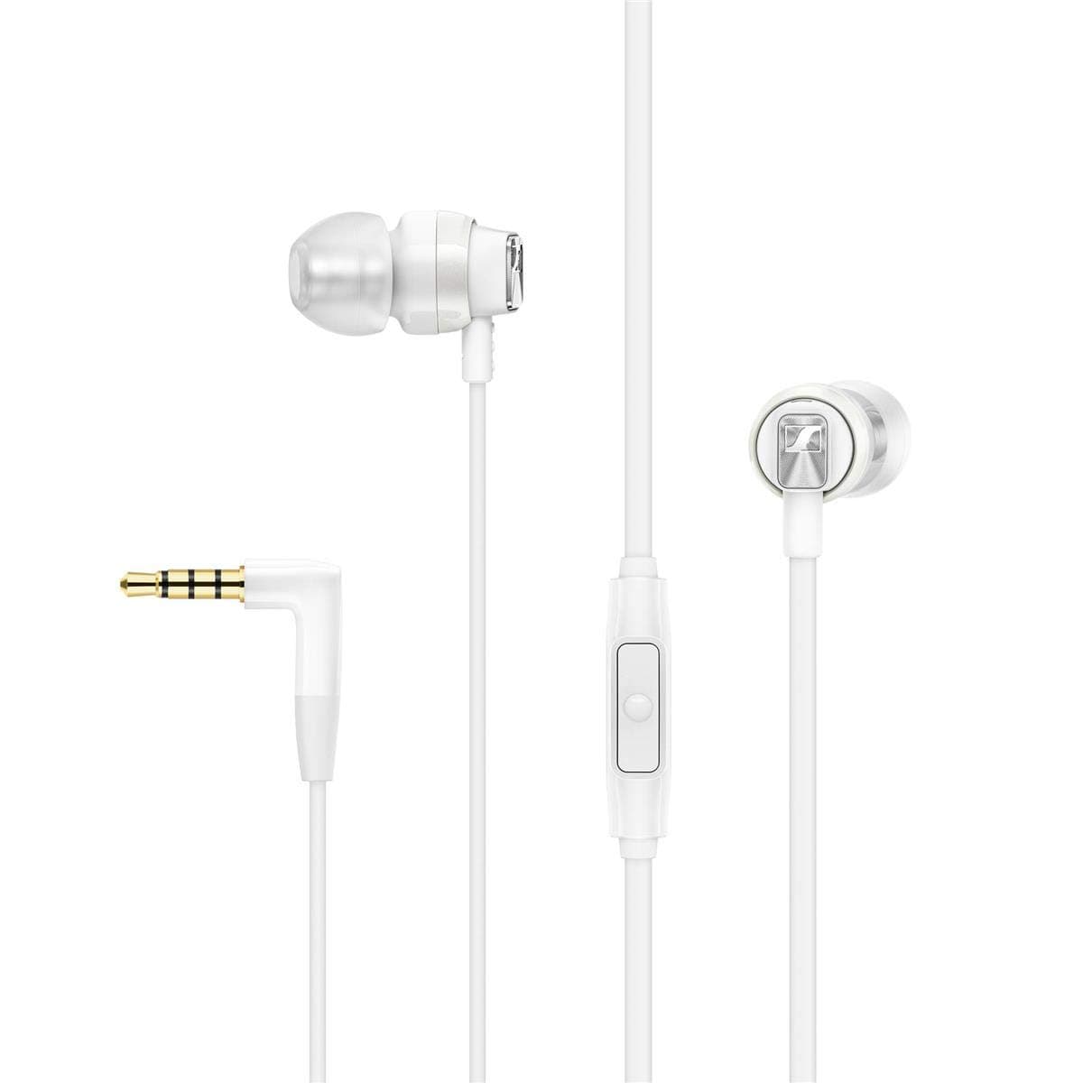 CX 300S In Ear Headphone with One-Button Smart Remote - White