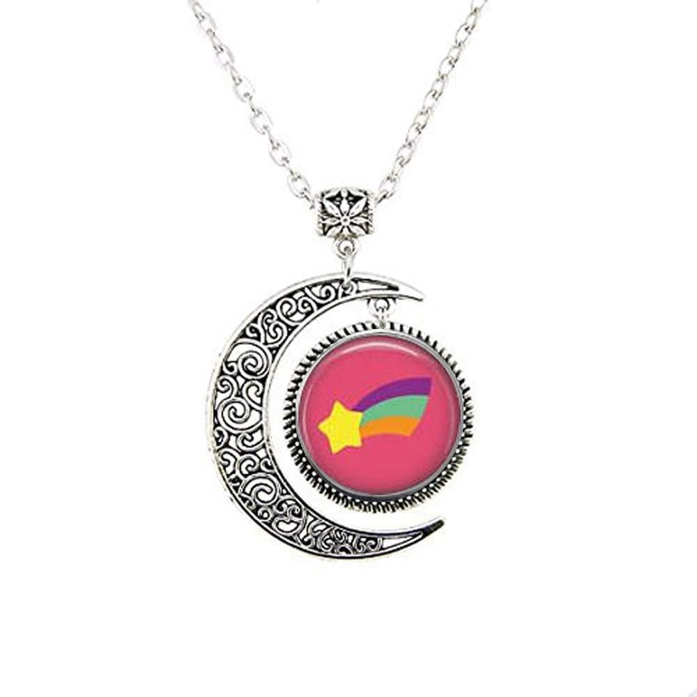 Gravity Falls Mabel Sweater Moon Necklace