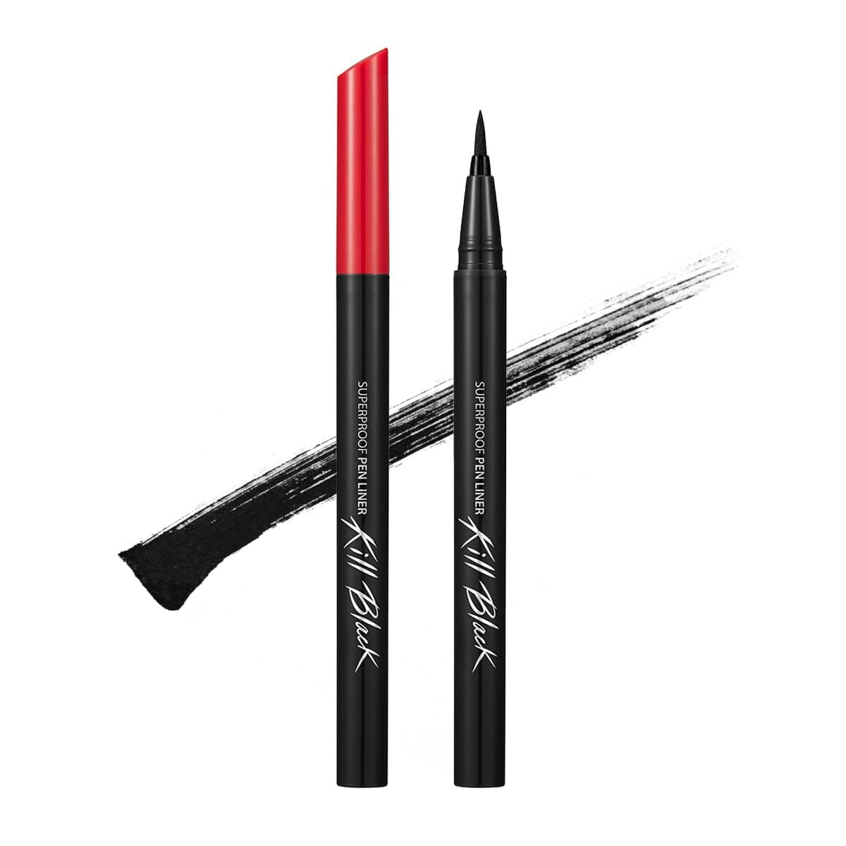 CLIO Superproof Pen Liquid Eye Liner, Precision Tip, Long Lasting, Smudge-Resistant, High-Intensity Color (001 BLACK (NEW))