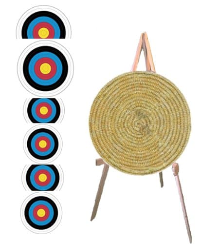 Club Straw Target and Stand with Faces