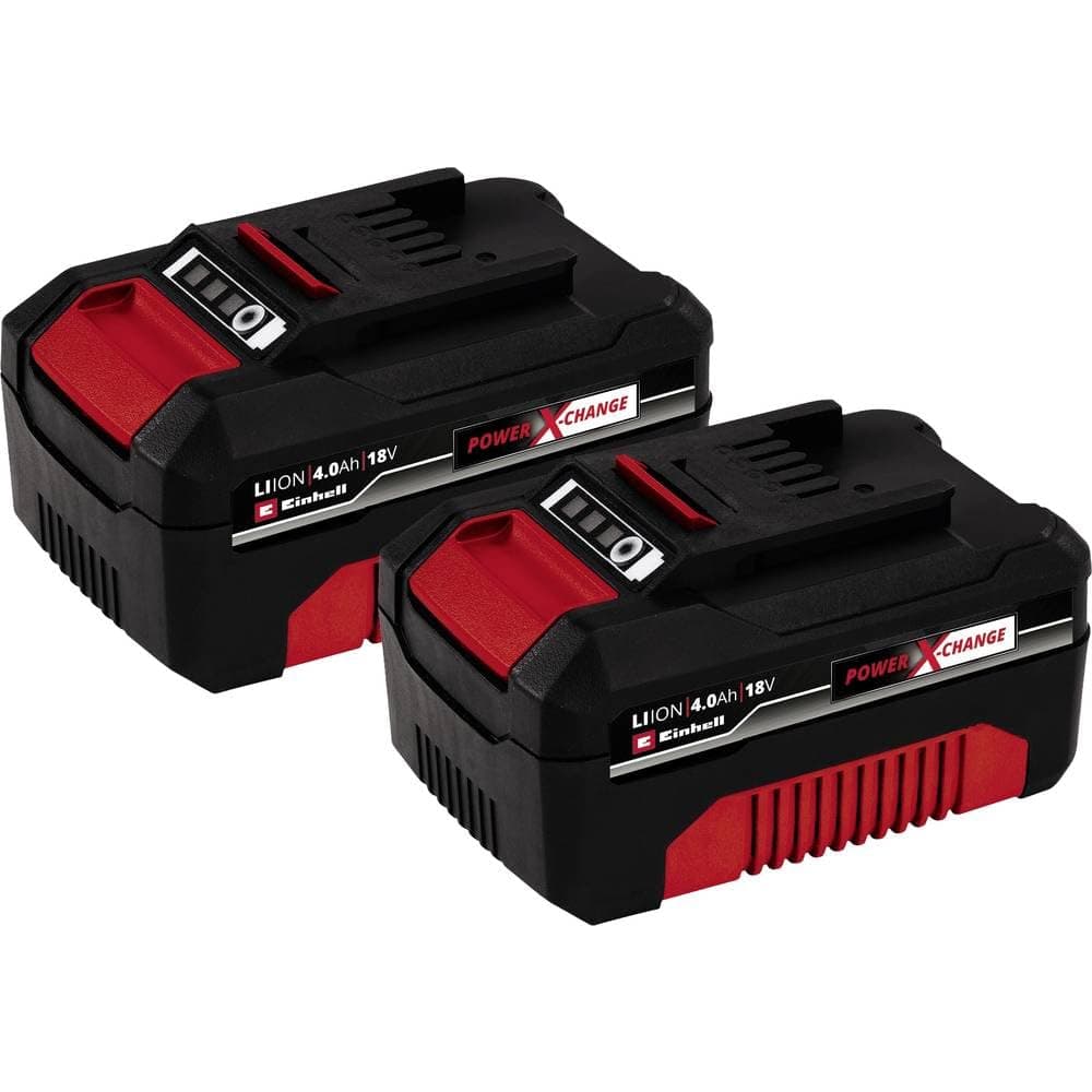 Einhell - Two Power X-Change 4Ah Batteries (No Charger)