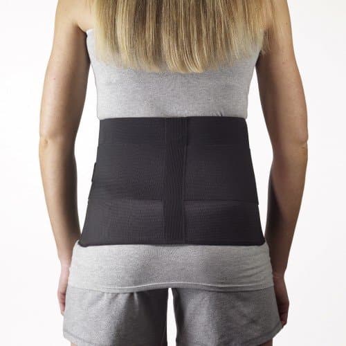 CorflexE/N Lumbar Back Support Brace - Belt for Back Pain-Black-L - Black