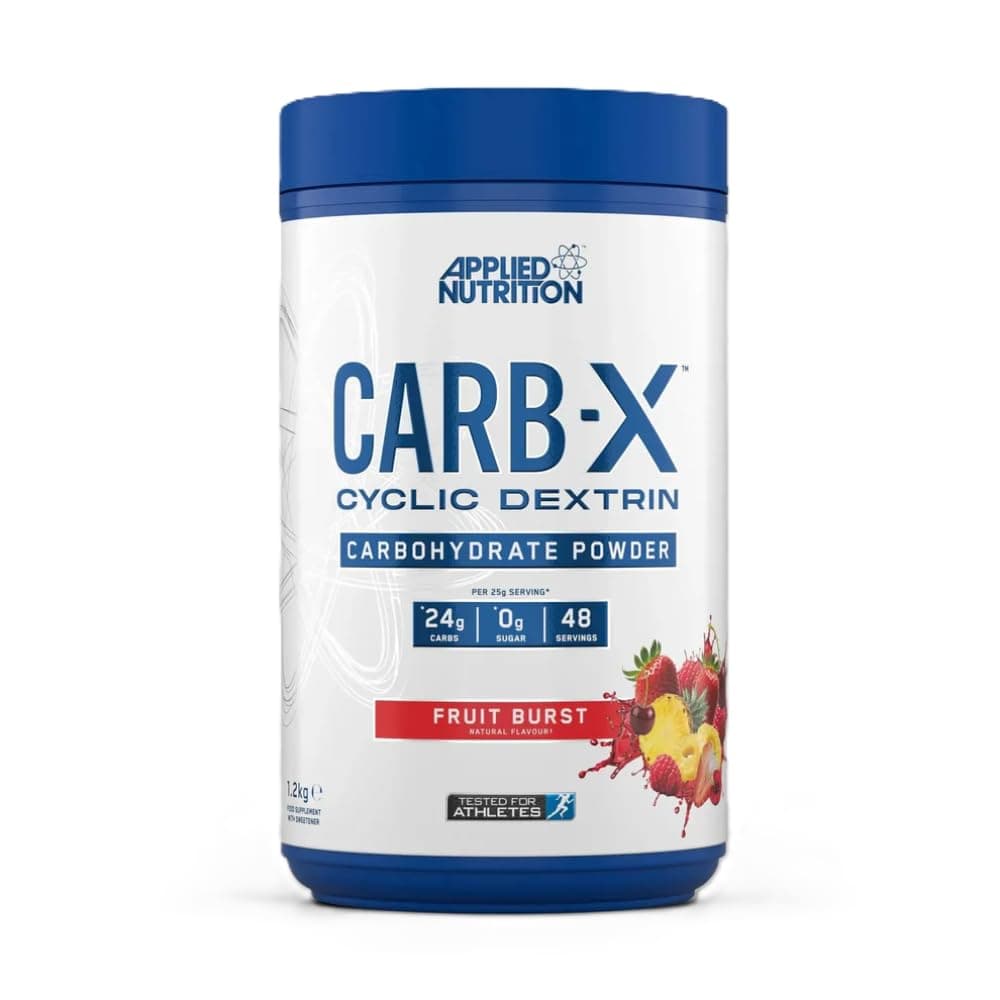 Applied Nutrition Applied Nutrion Carb X 100% Cyclic Dextrin Carbon Hydrates Post Workout, Fruit Burst, 1.2 Kg, 48 Servings
