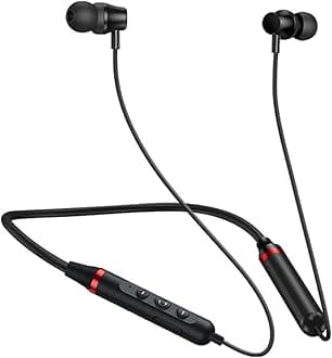 Wireless Bluetooth Earbuds Bluetooth Sport Headphones,Sports High Power Bluetooth Earphones Neck Earphones,Stereo Earbuds Earphone Headset For Work Travel Wireless Earphones Headphones Wireless