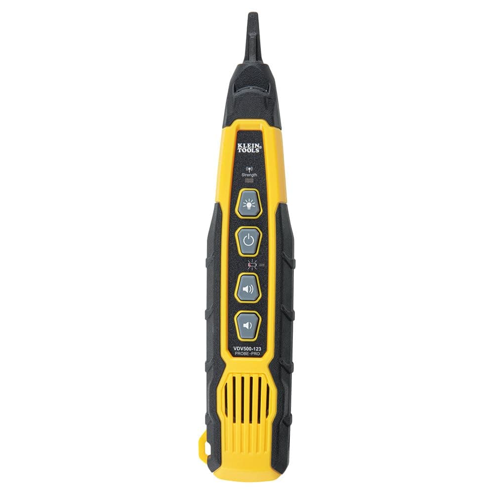 VDV500-123 Cable Tracer Probe-Pro Tracing Probe with Replaceable Non-Metallic, Conductive Tip and a Light for Use in Dark Spaces