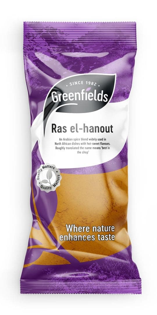 Greenfields Ras El Hanout Spice 75g, Moroccan Spice Blend, High Moroccan Quality Spice Blend