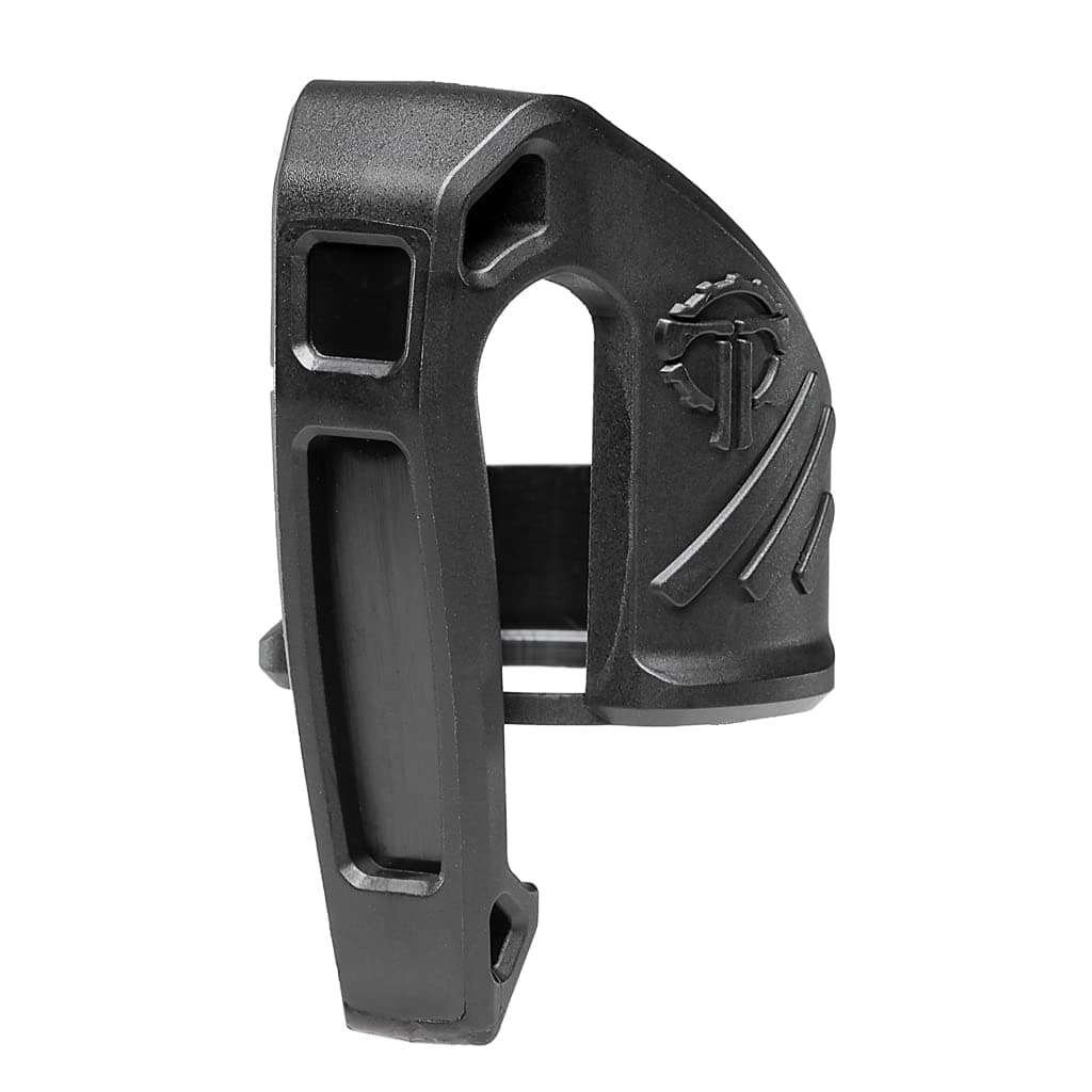 Thyrm Low Profile Carry Clip for Flashlight (LPC Clip, fits Many 1" Diameter Lights, Black) for Pocket or MOLLE Retention, Made in USA