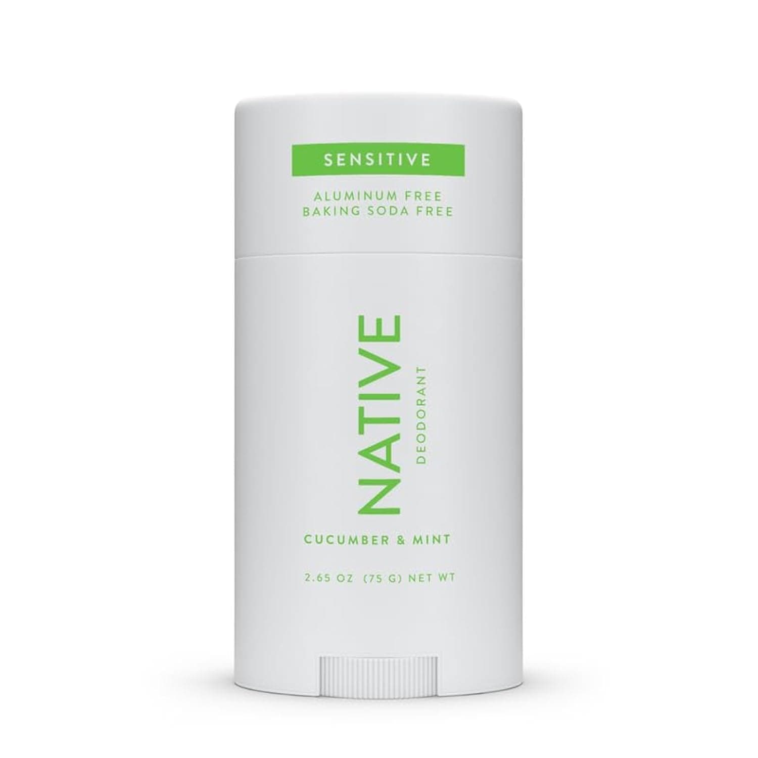Native Sensitive Deodorant Contains Naturally Derived Ingredients, 72 Hour Odor Control | Deodorant for Women & Men, Aluminum Free with Baking Soda, Coconut Oil and Shea Butter, Cucumber & Mint