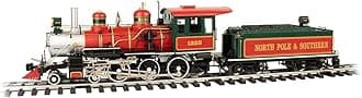 Bachmann Trains 4-6-0 Steam Locomotive with Metal Gears - Christmas - Large G Scale