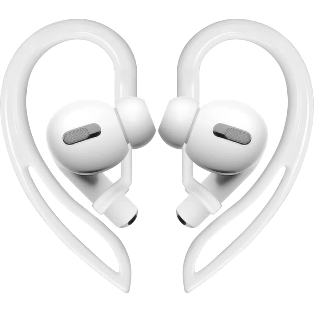 Ear Hook Compatible with AirPods Pro 3 2 1 Gen, YINVA Patented Multi-Dimensional Adjustable Ear Holder (White)