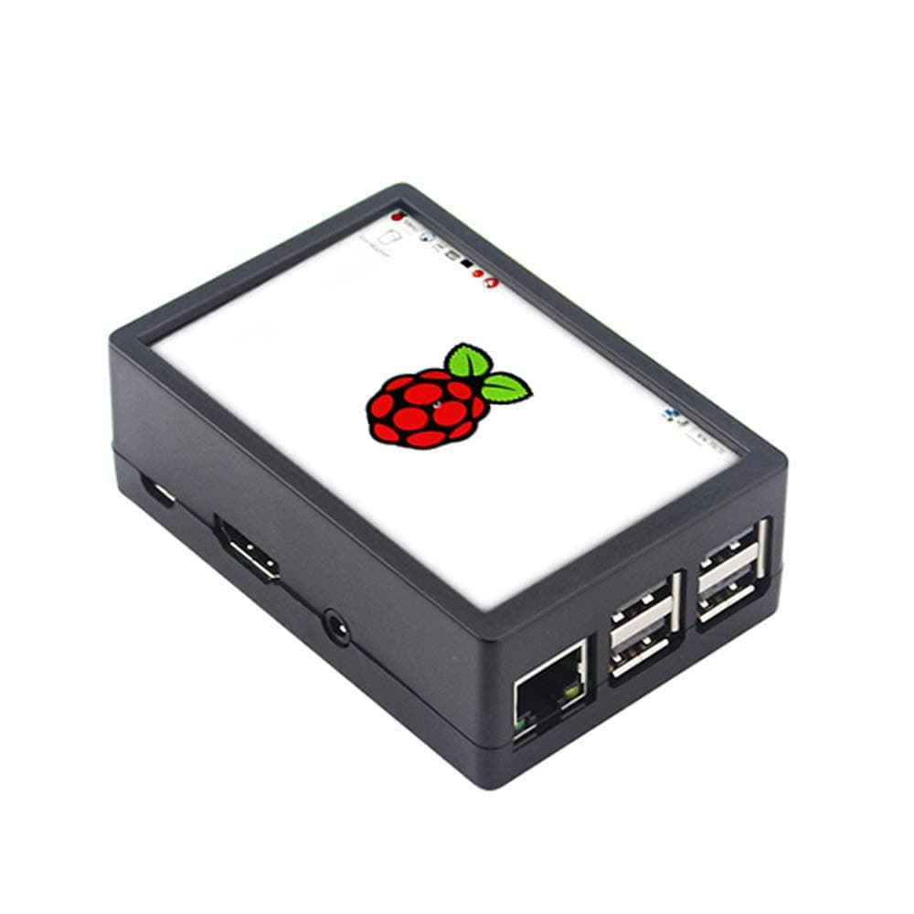 3.5 inch Touch Screen with Dual Use Case 320x480 Resolution for Raspberry Pi 3B+/3B/2B