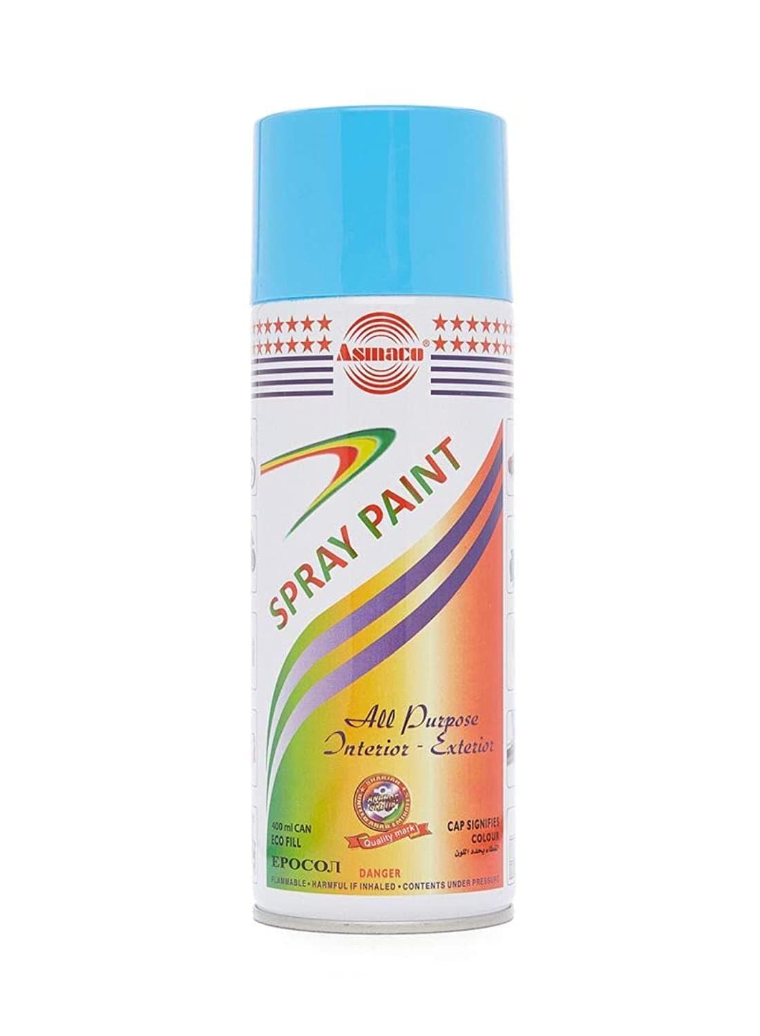 All Purpose Interior and Exterior Spray Paint, Light Blue