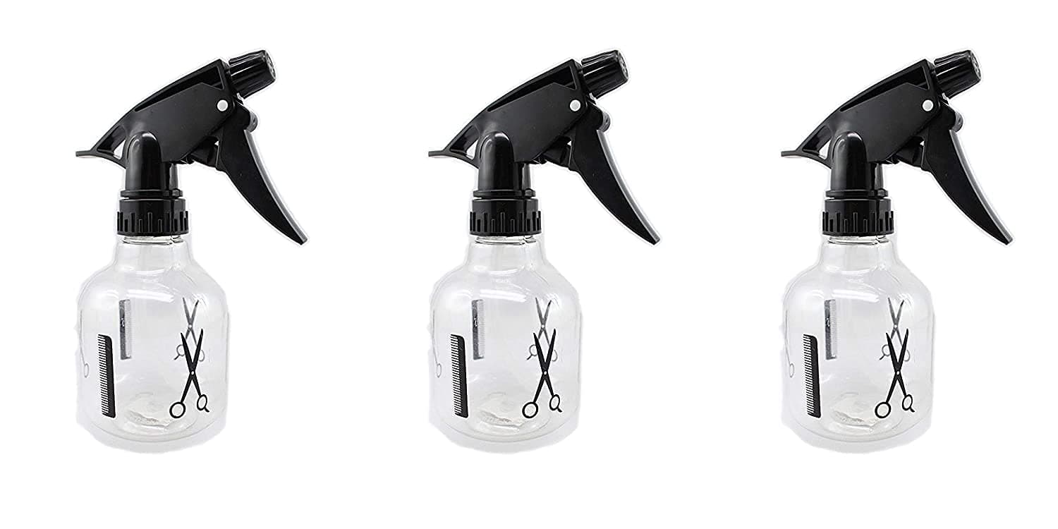 Multipurpose Professional Empty Spray Bottle for Home and Salon Use for Spraying Water on Face and Hair Dressing. (Pack of 3)