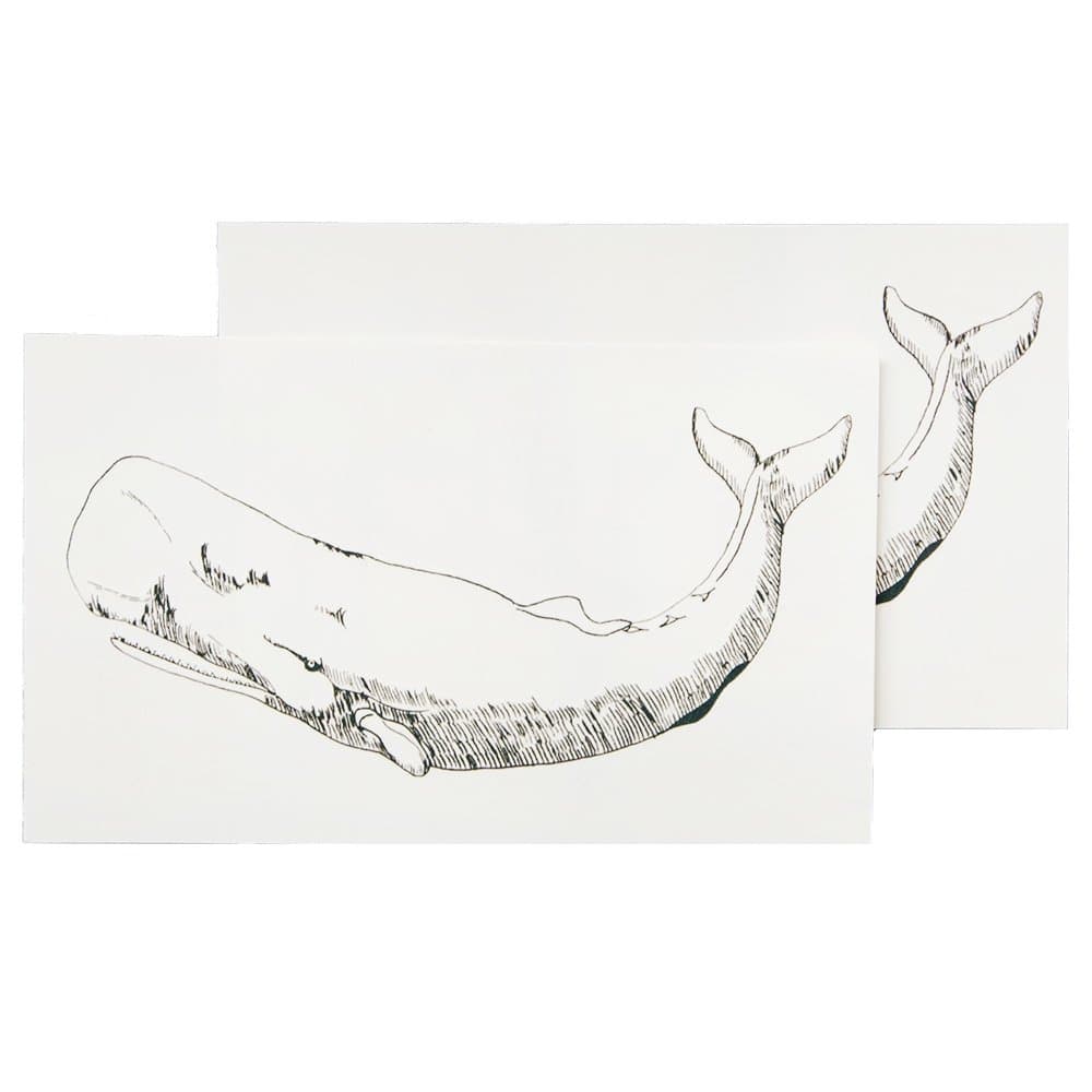 Tattly Temporary Tattoos, Whale, 0.1 Ounce