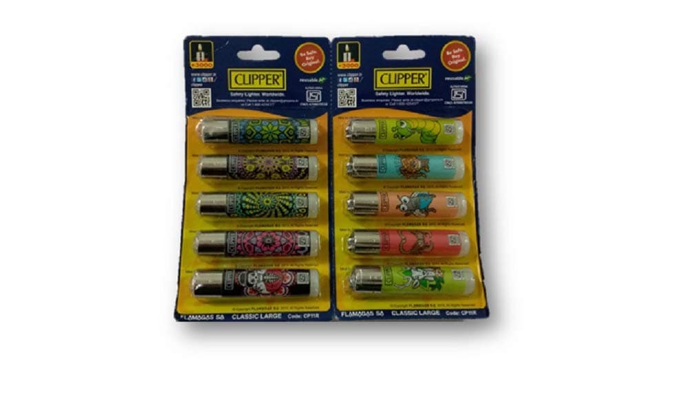 Plastic Cp-11 Cigarette Gas Lighter (Mix Colors)- Pack Of 5 Pcs +1 Scented Pen(Multicolour)