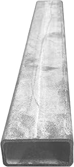 Kimetals Galvanised Mild Steel Sections | Flat Bar | Square Tube | Rectangle Tube - 60mm x 30mm x 3mm, 2500mm | Angle Iron