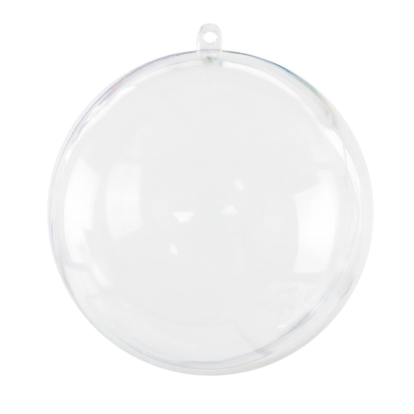 Super Z Outlet Clear Plastic Acrylic Bath Bomb Mold Shells Molding Balls Kit (100mm, 12 Pack)