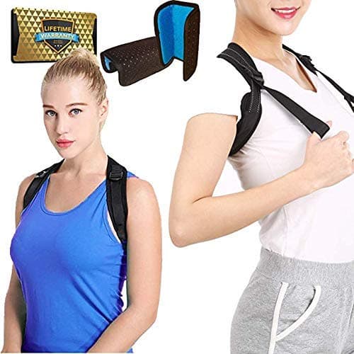 Andago Posture Corrector | Invisible Shoulder Posture Strap for Men & Women | Effective Shoulder Corrector for Posture Brace | Discreet Clavicle Posture Support Rehab & Alignment Shoulders Support