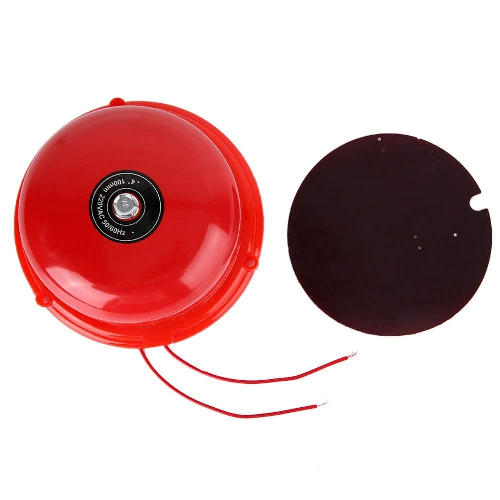 4 inches Metal Fire Control Internal Strike Type Electric Bell Security Bell Fire Alarm 100db(12V)