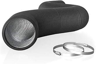 AC Infinity Flexible 6" Aluminum Duct Heavy Duty 4 Layer Protection for Heating, Cooling, Ventilation and Exhaust, 8 Feet Long