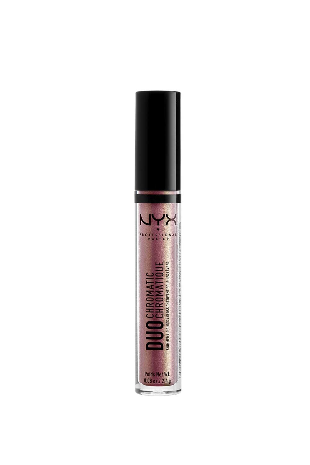 NYX PROFESSIONAL MAKEUP Duo Chromatic Lip Gloss, Spring It On, 0.08 Ounce