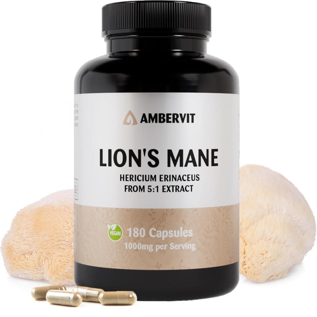 Ambervit Lion's Mane Mushroom Capsules