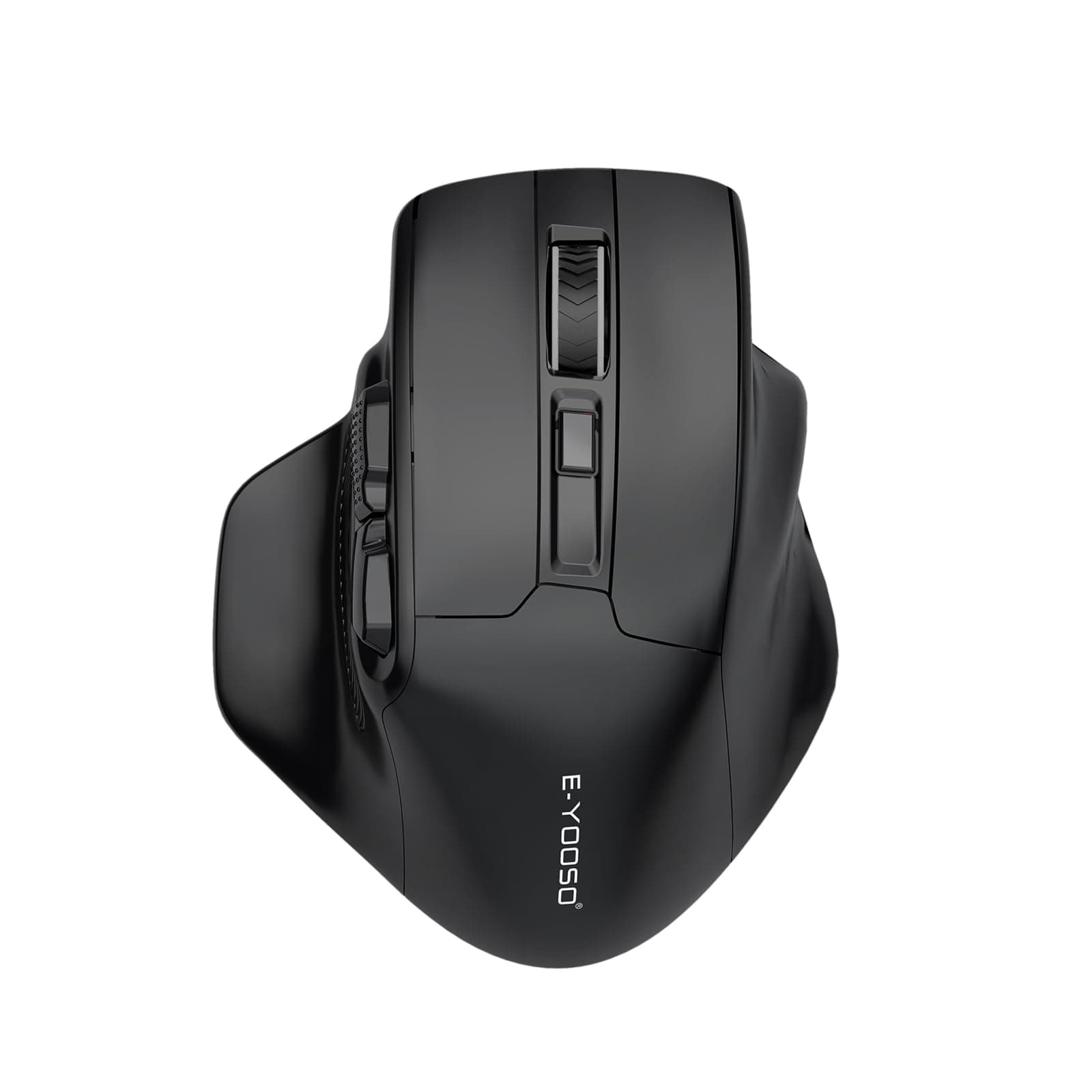 E-YOOSO Large Wireless Mouse for Big Hands, X-31 Cordless Ergo Computer Mouse, 6 Buttons, 5-Level 4800 DPI, 18 Months Battery Life, for Laptop, PC, Chromebook (Bluetooth, 6)