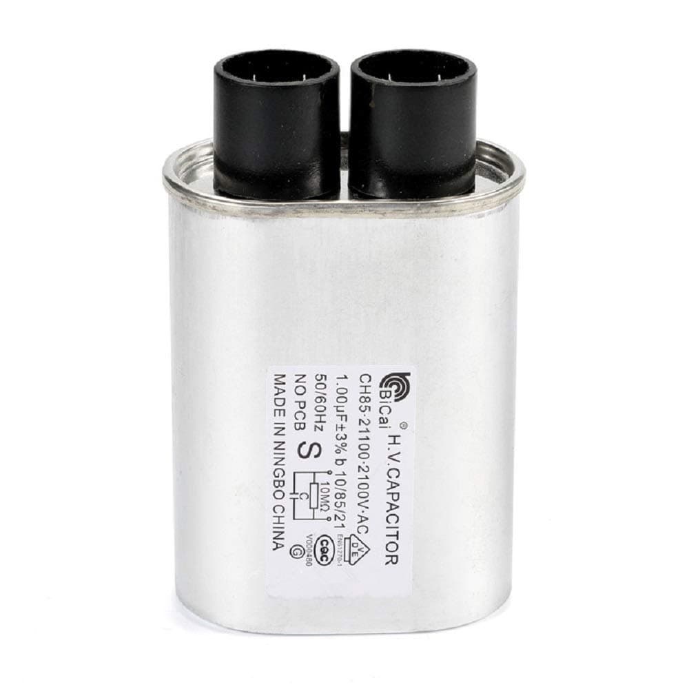 1.00 uF MFD Universal Microwave Capacitor Compatible for GE Samsung LG Media Hair Amana Kenmore Mayta and Whirlpool