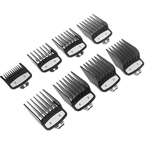 CherryC Professional Comb Set Specially, Clipper Guard Set Attachment Combs Portable Durable Metal for Premium Home