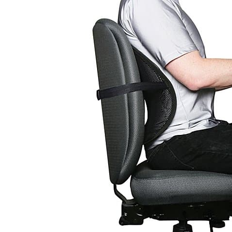 Kiss My Back! Ergonomic Mesh Back Support | Features Adjustable Buckle and Nylon straps that Easily Fits Car Seats, Office, and Kitchen Chairs (1)