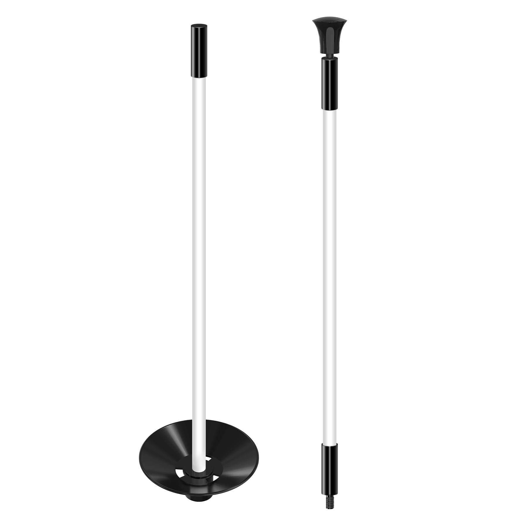 COGOLFING Golf Flagpole - Detachable Design - Ball Retrieval Base - Perfect for Backyard Practice Putting Green, Country Club, Driving Range - 3FT | 6FT in Height Optional